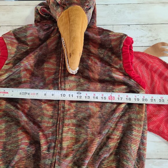Vtg Pterodactyl Pteranodon Dinosaur Kids Plush Wings Costume Halloween XL 7-8 - Picture 5 of 9